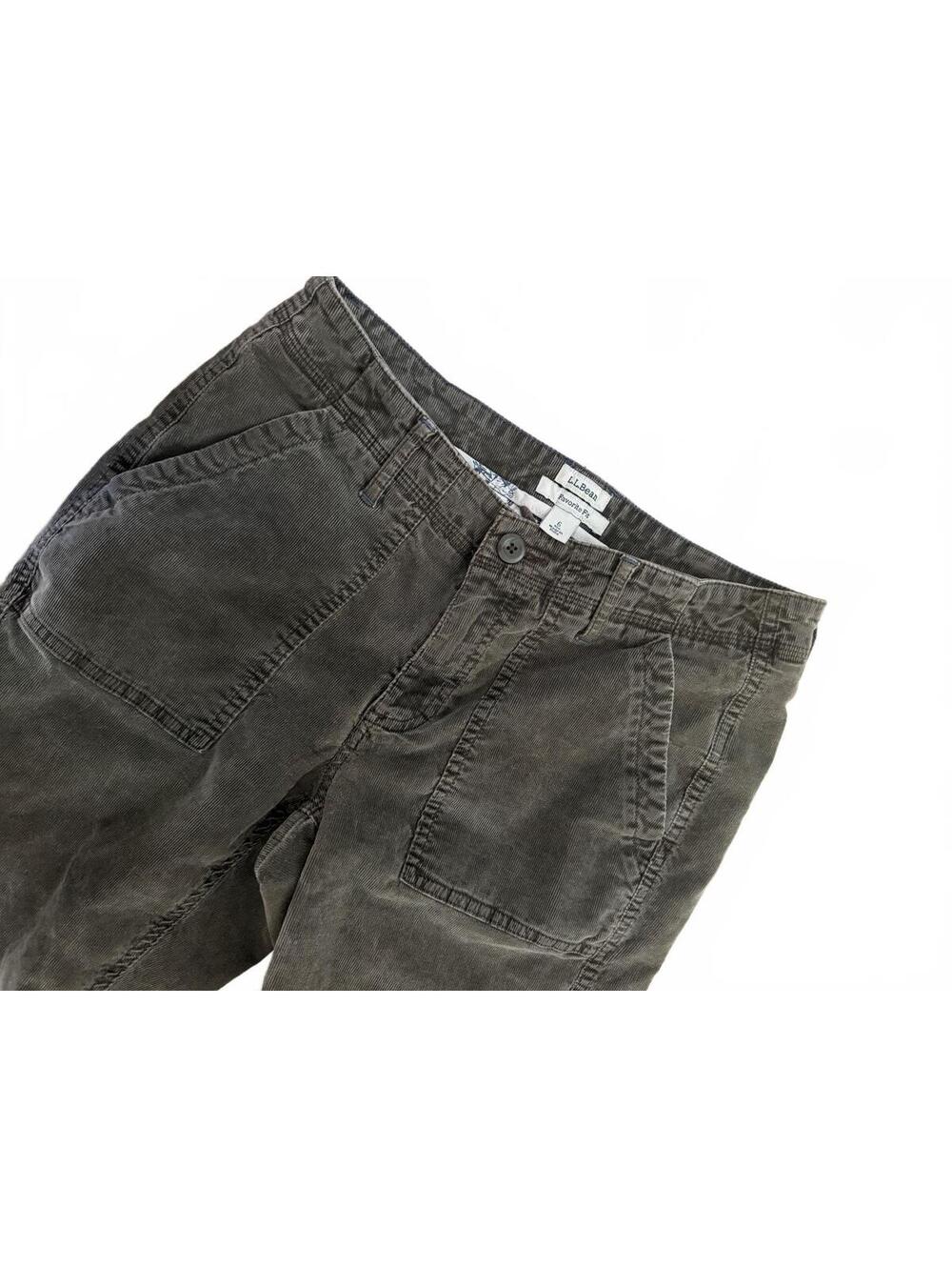 L.L.Bean Favorite Fit Brown Corduroy Pants Size 6